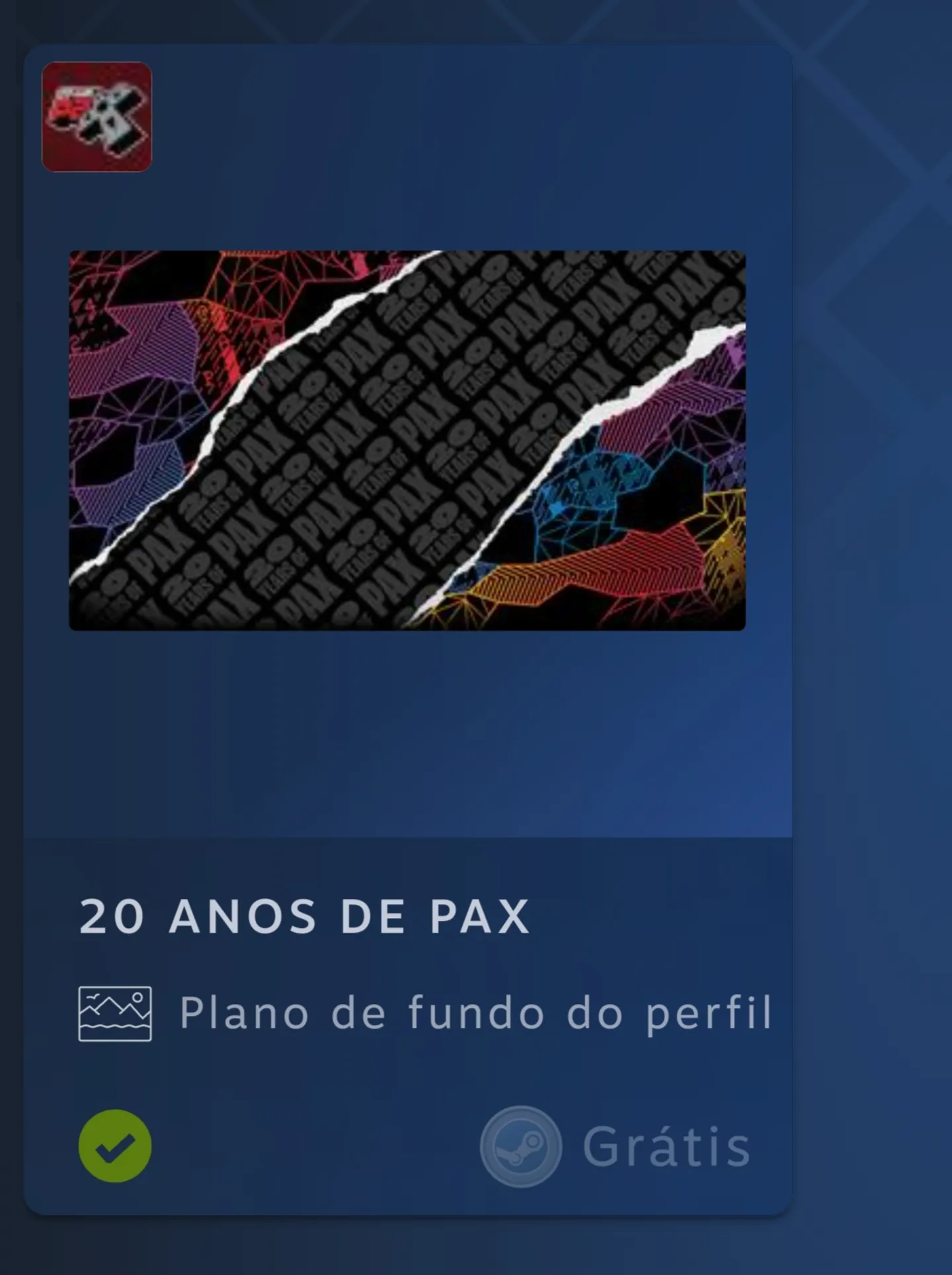 [Grtis] Steam Plano De Fundo Pax
